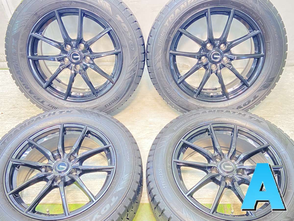 225/60R17  nトーヨータイヤ ウィンタートランパス TX n　 G-SPEED n17x7.0 38 114.3-5穴 n中古タイヤ スタッドレスタイヤ ホイールセット 4本セットn w17240808015