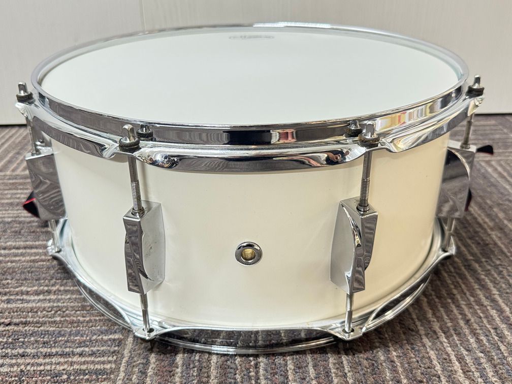 CANOPUS YAIBA2 6.5x14 Snare Drum Matt White LQ JSB-1465-MW-LQ