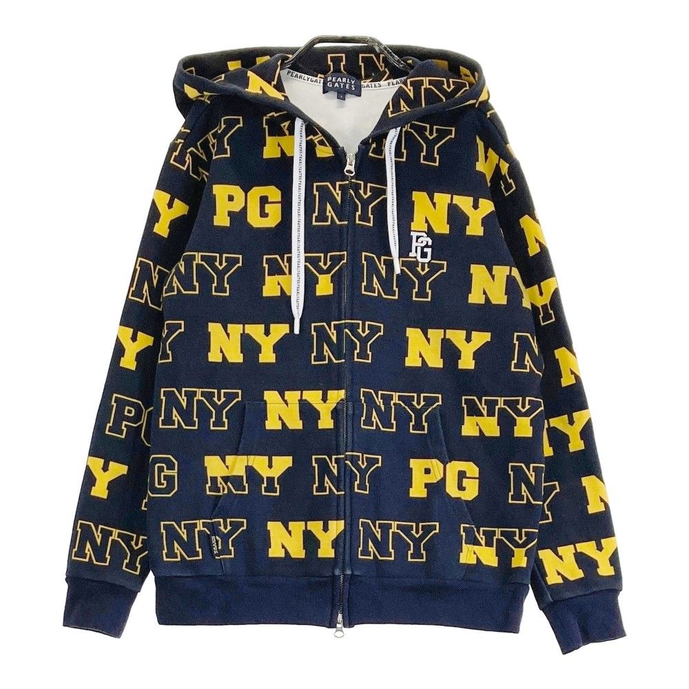 サイズ：1 PEARLY GATES パーリーゲイツ スウェット ジップパーカー 総