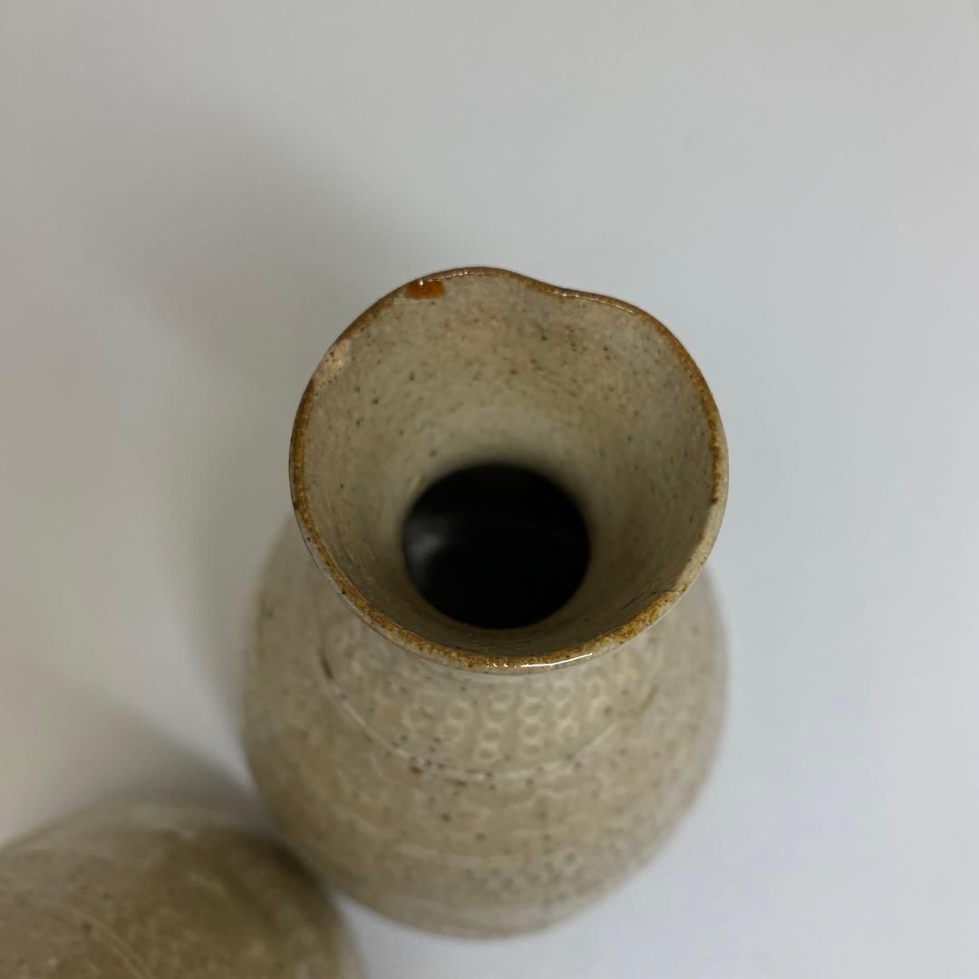 三島 白泥象嵌徳利