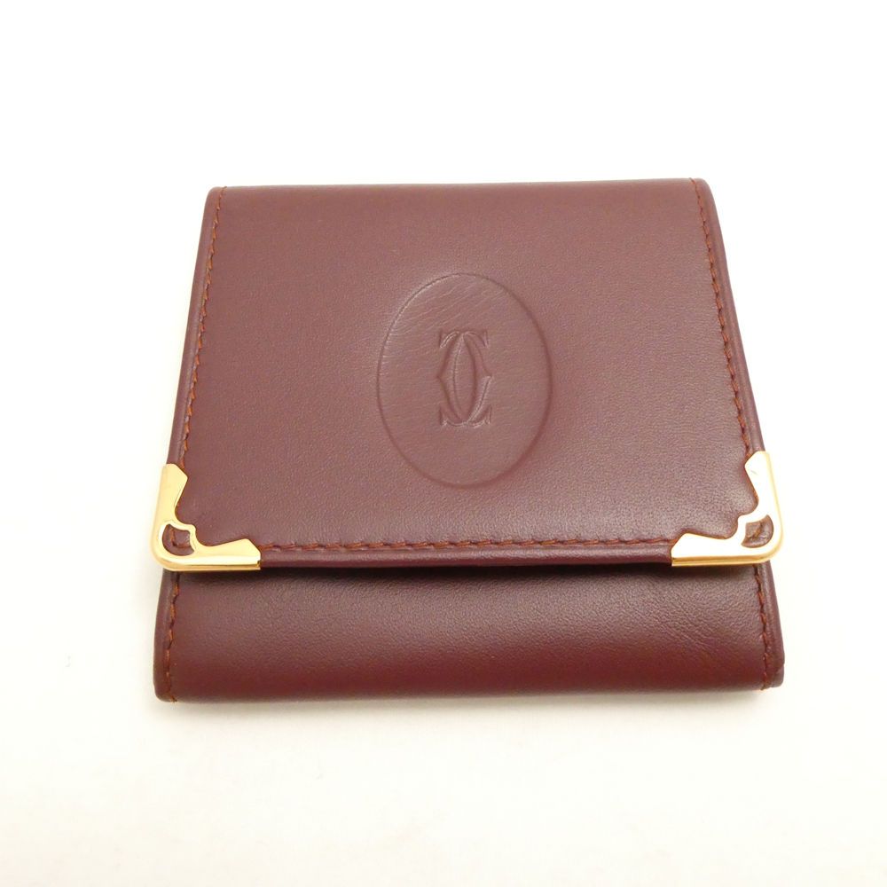 未使用 Cartier カルティエ マスト コインケース 小銭入れ AM6942A50  