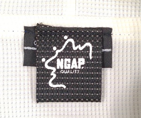 NGAP エヌジーエーピー ジップ パーカー 青×白 正規品 / B2988
