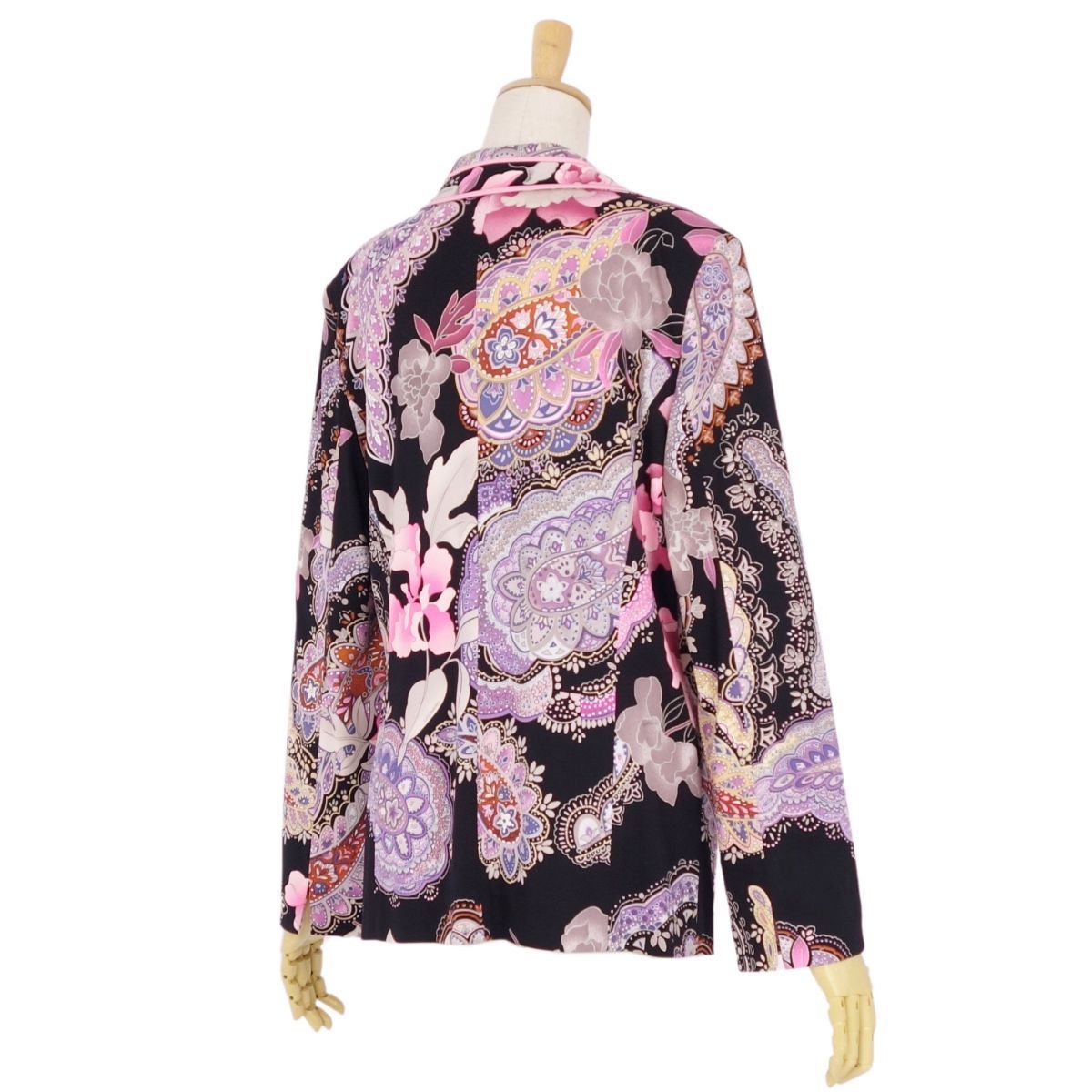 極美品 レオナール LEONARD FASHION ジャケット テーラード 花柄