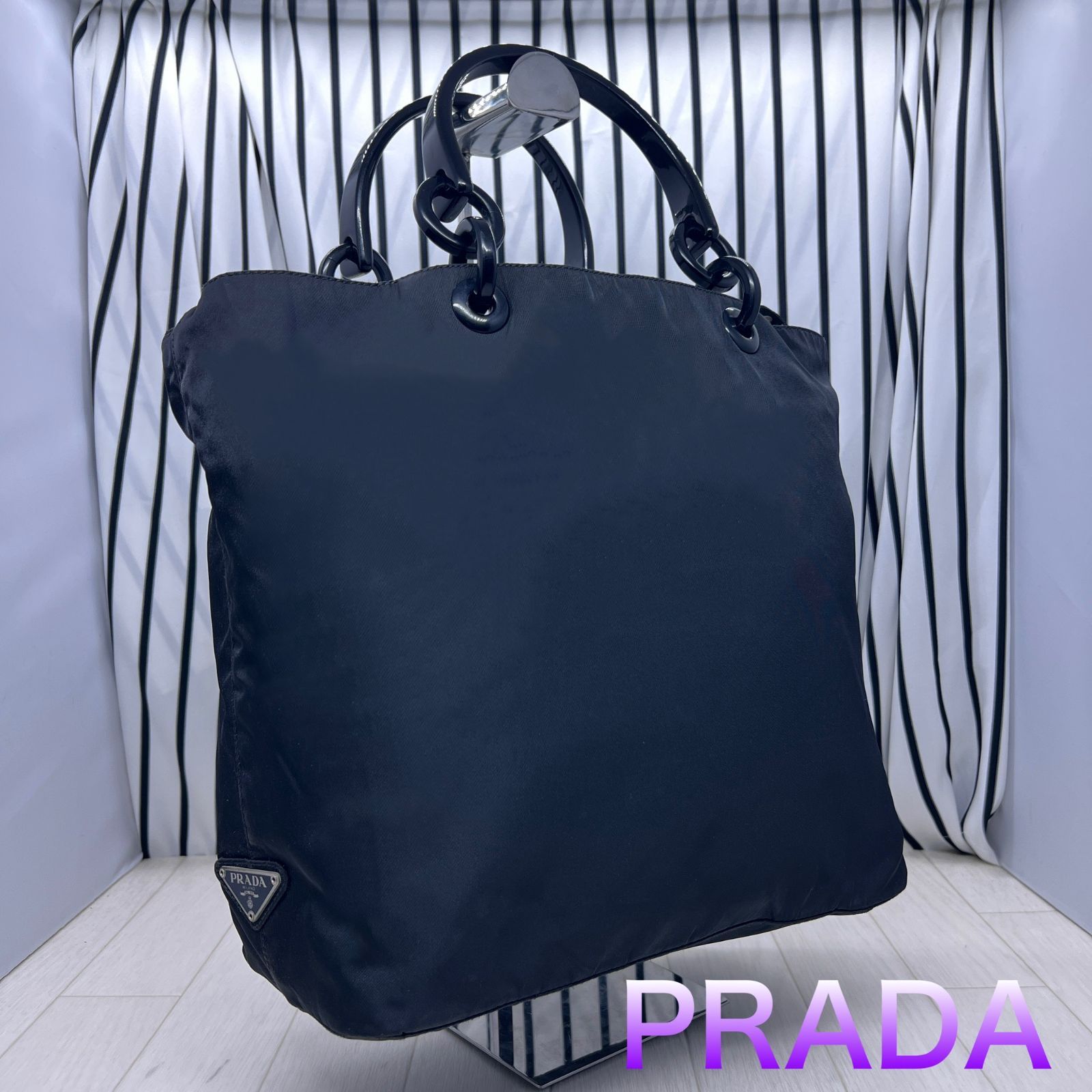 【格安】PRADA×プラダ A4収納可能トートバッグ 美品】PRADA×プラダ A4収納可能トートバッグ - メルカリ