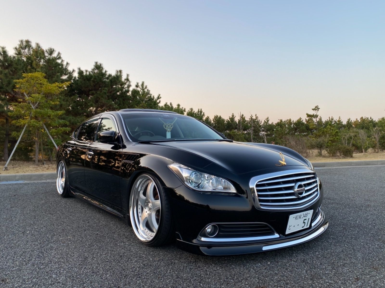 Y51 シーマ　フロントリップスポイラー　本物ジャンクションプロデュース