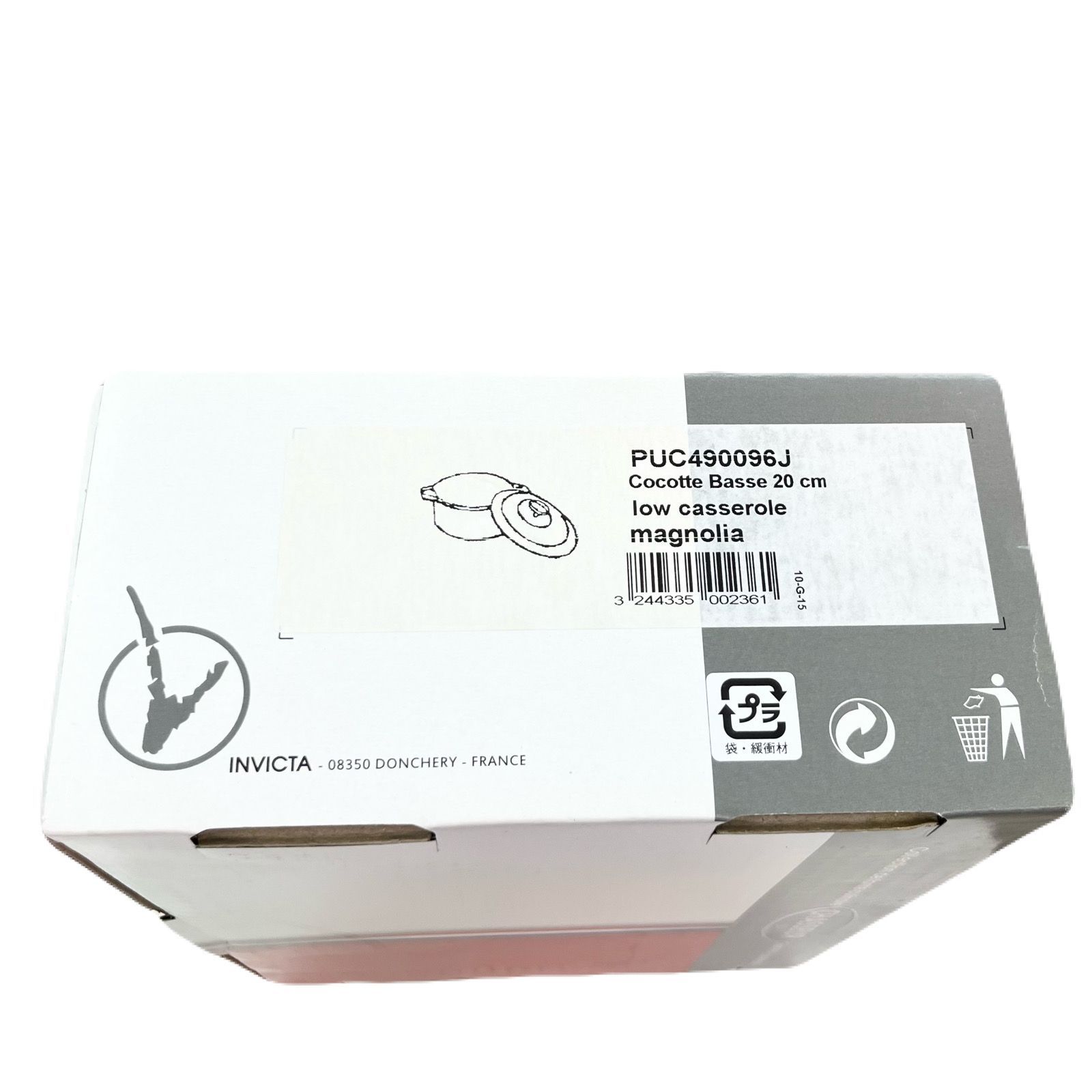 CHASSEUR（シャスール）鍋２０センチ箱入り シャスール鍋 CHASSEUR 20㎝ 新品未使用 CHASSEUR ピンク 18㎝ 両手鍋