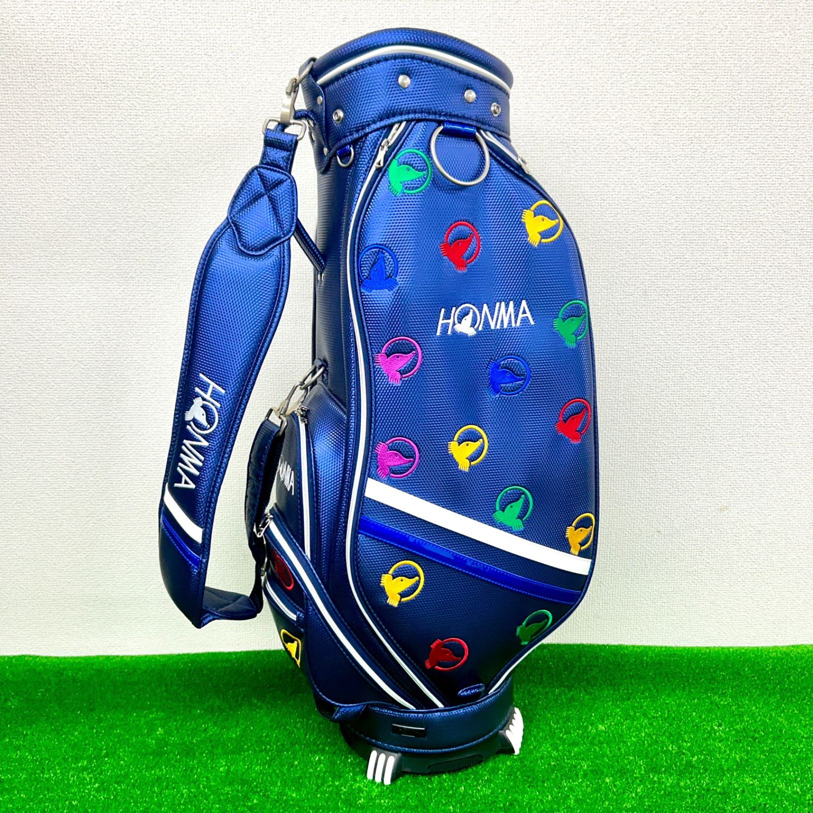 美品】HONMA 本間ゴルフ キャディーバッグ 8.5型 約3.1kg 47
