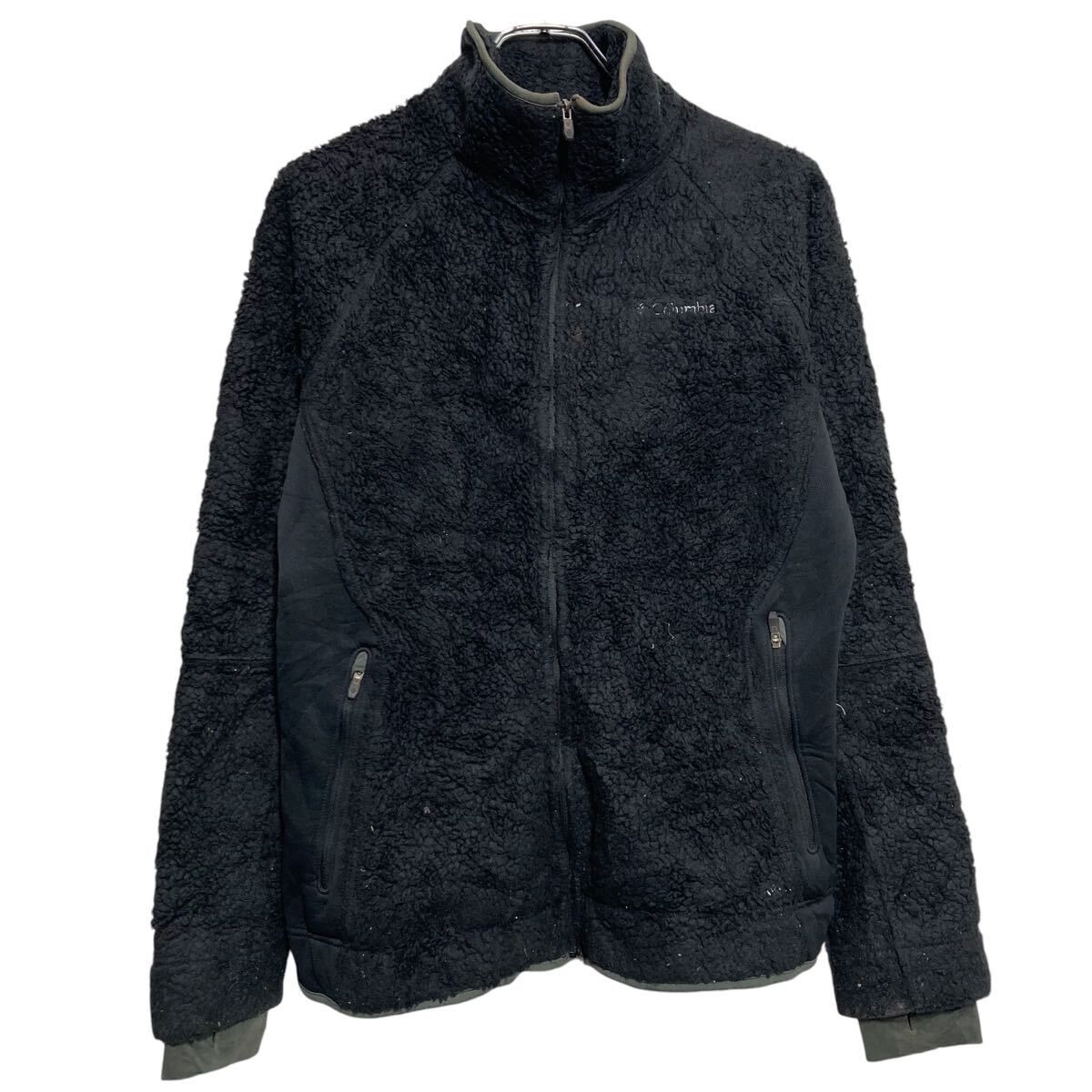 Columbia フリースジャケット L ブラック フルジップ コロンビア