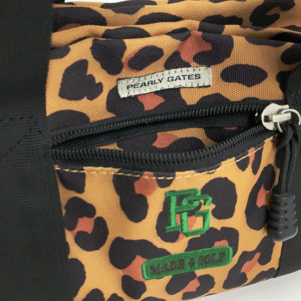 PEARLY GATES パーリーゲイツ カートバッグ レオパード柄 ブラウン系