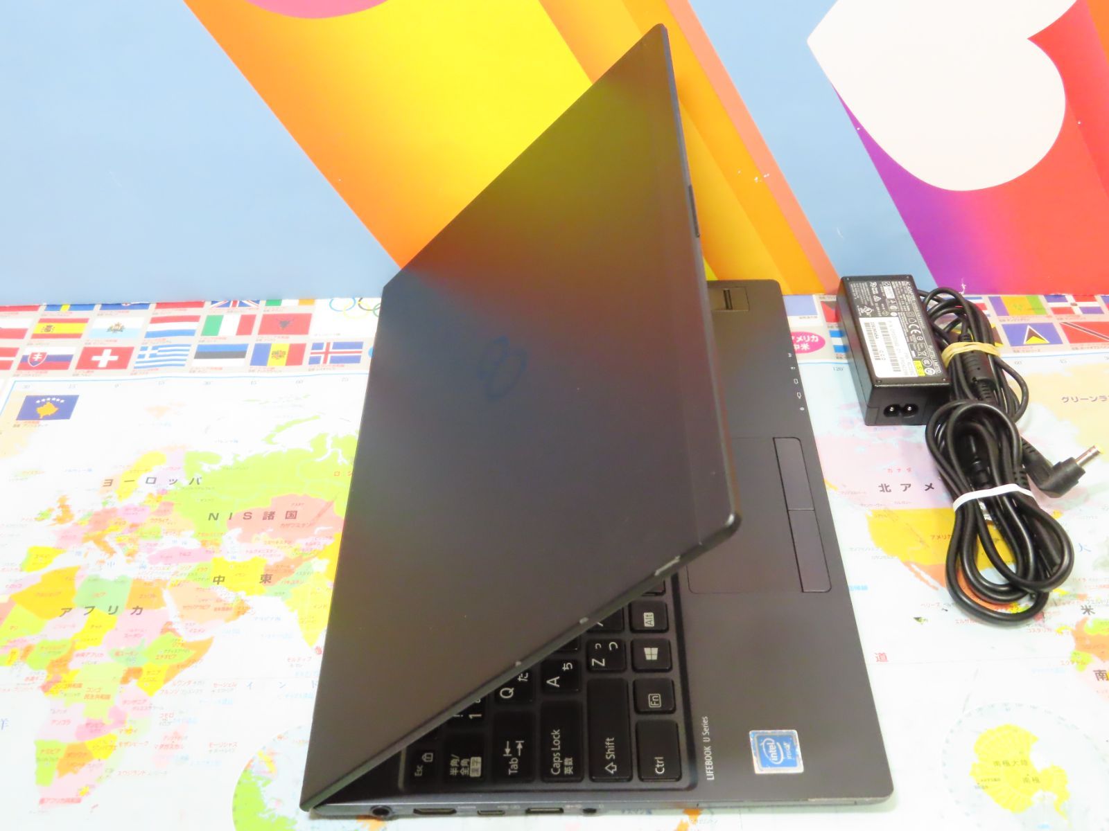 アウトレット最安 【美品】赤 LIFEBOOK U938/S☘爆速SSD搭載☘Office