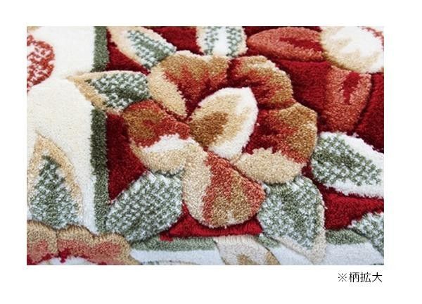 カービングレーヨン玄関マット 70×120cm