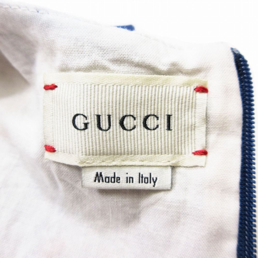 専用　GUCCI キッズ　130cm 刺繍 グッチ GUCCI キッズ GG アップル ノースリーブ ワンピース