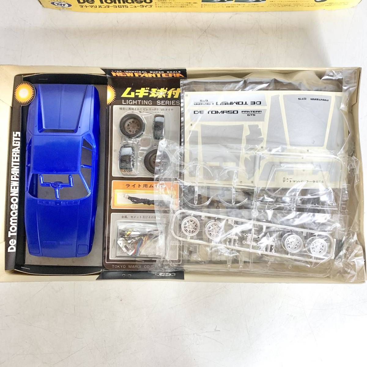 未組立 マルイ 1/24 デ・トマソ パンテーラ GTS ニュータイプ モーターライズ De Tomaso NEW PANTERA プラモデル  MT-78-W10 - メルカリ