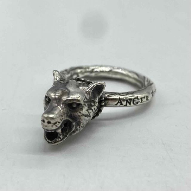 GUCCI ANGER FOREST WOLF HEAD RING 12号 グッチ アンガー