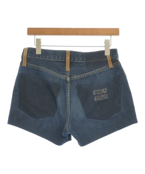 Miu Miu ショートパンツ -(M位) インディゴxベージュ(デニム) 【古着