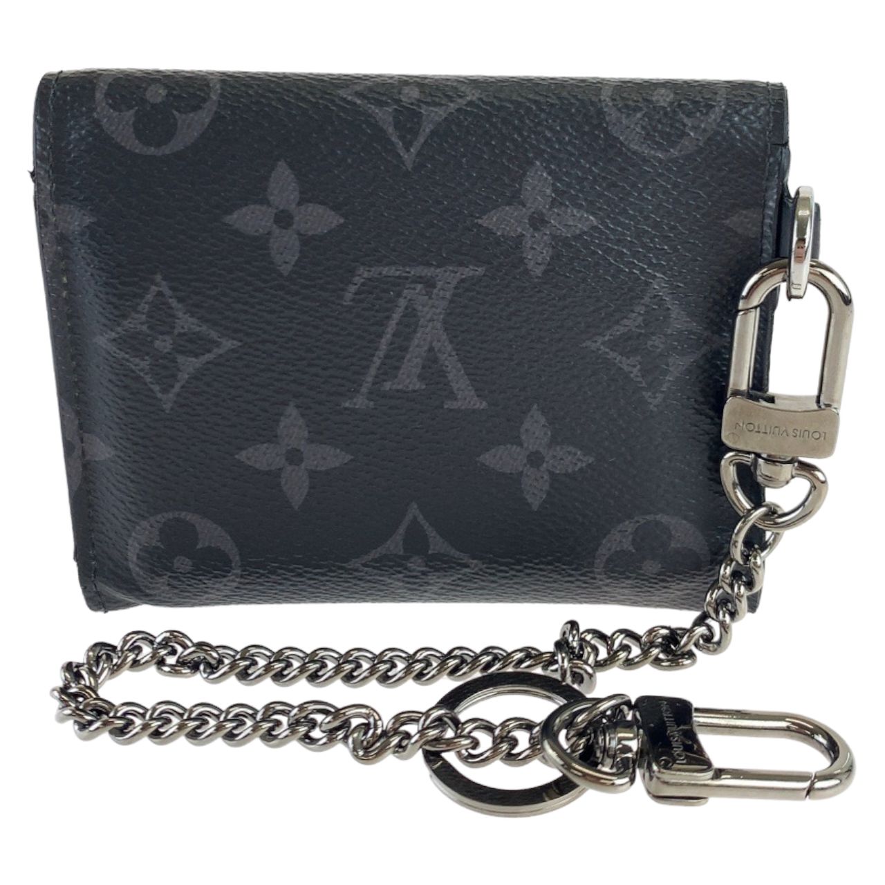 LOUIS VUITTON ルイヴィトン モノグラム エクリプス ブラック 黒 PVC M63510 三つ折り財布 チェーンコンパクトウォレット  メンズ 402678 【中古】【中古】 - メルカリ