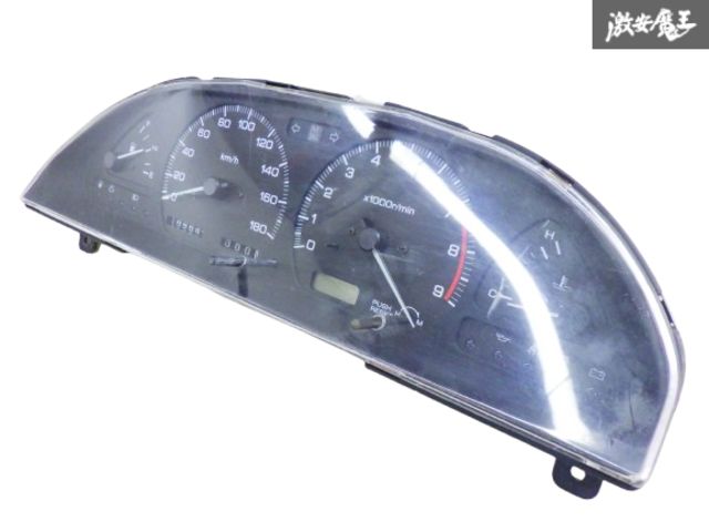 日産純正 S13 シルビア 中期 SR20DET スピードメーター 計器 速度計 タコメーター 走行距離 約109641km 棚2P12