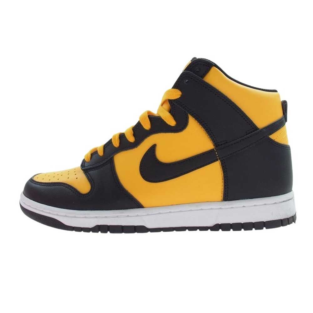 NIKE ナイキ スニーカー DD1399-700 Dunk High University Gold and Black ダンク ハイ ユニバーシティゴールド アンド ブラック スニーカー 27.5cm【中古】
