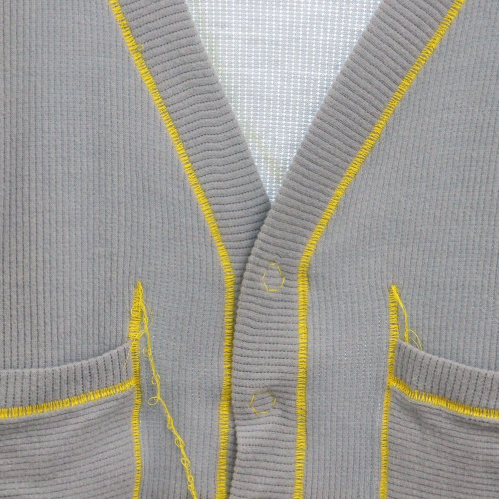osakentaro (オサケンタロウ) スナップボタン フリンジ ニット osakentaro (オサケンタロウ) スナップボタン フリンジ ニット