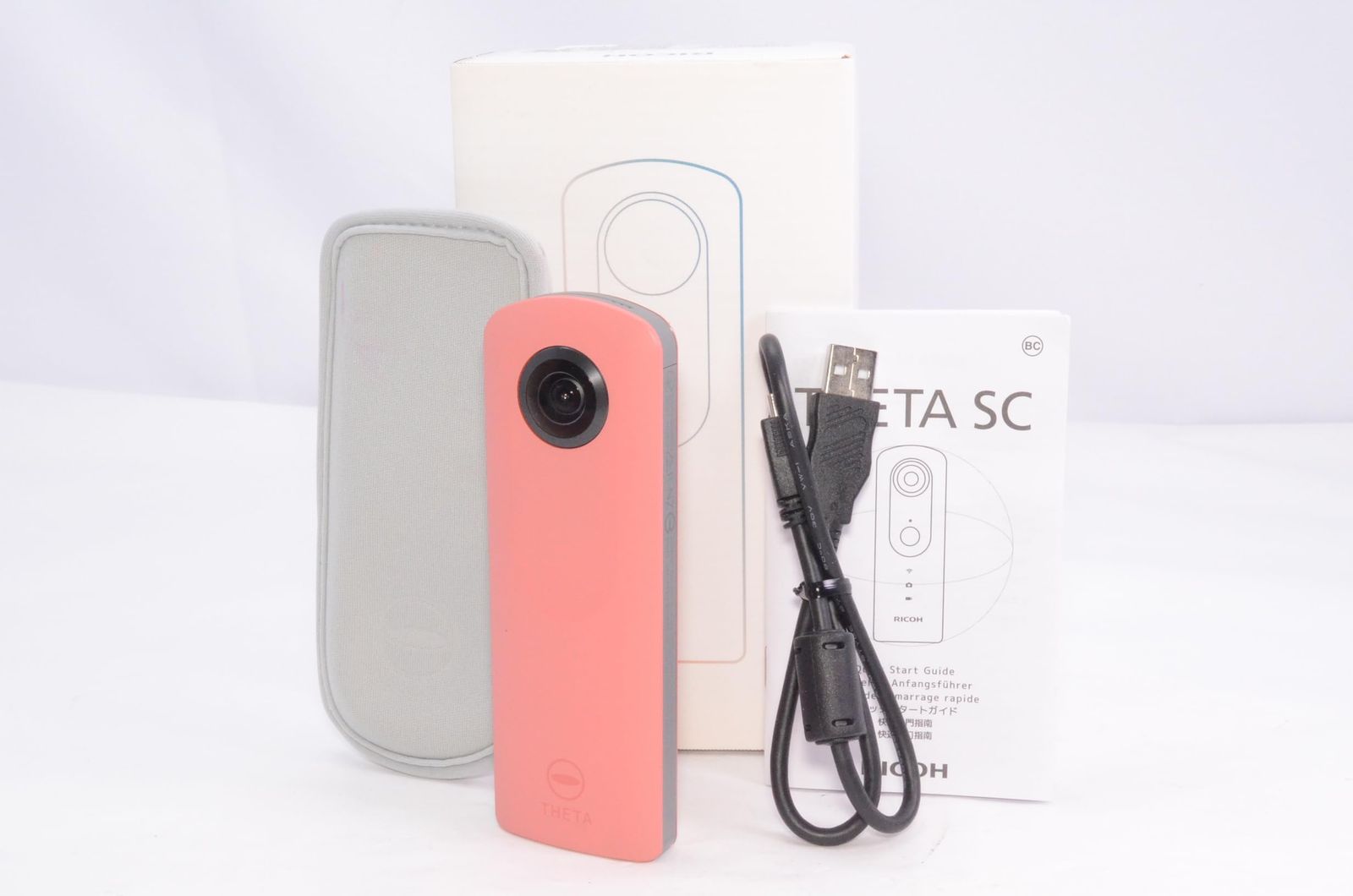【動作確認済】RICOH THETA SC 全天球カメラ ピンク Amazon | RICOH THETA SC2 PINK ピンク 360度全天球カメラ 360