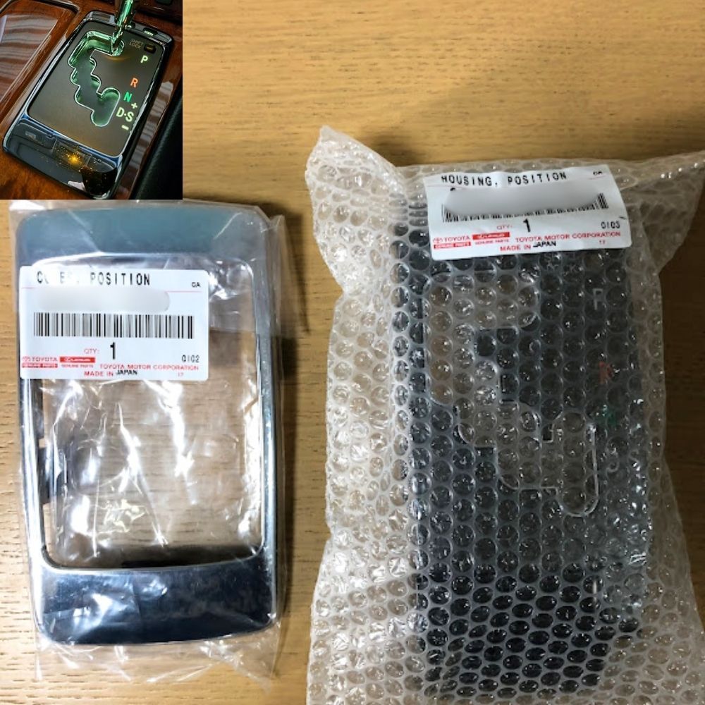 トヨタ 純正 TOYOTA 正規 シフトパネルセット ハウジング インジケーター カバーポジション セルシオ レクサス LS430 UCF30 UCF31 パーツ エンジン タイヤ カスタム