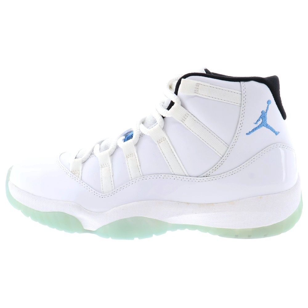 NIKE (ナイキ) 【観賞用 2014年製】 AIR JORDAN 11 RETRO LEGEND BLUE エアジョーダン11 レトロ レジェンドブルー ハイカットスニーカー ホワイト US8.5/26.5cm 378037-117