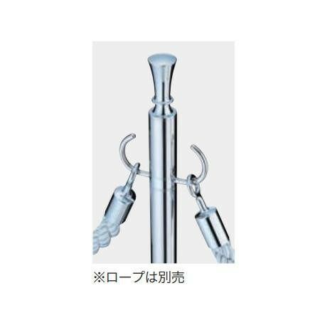 シロクマ フロアパーティションポール クローム 鏡面 FPP-1304 MARWIL-DEMENAGEMENTS_CH