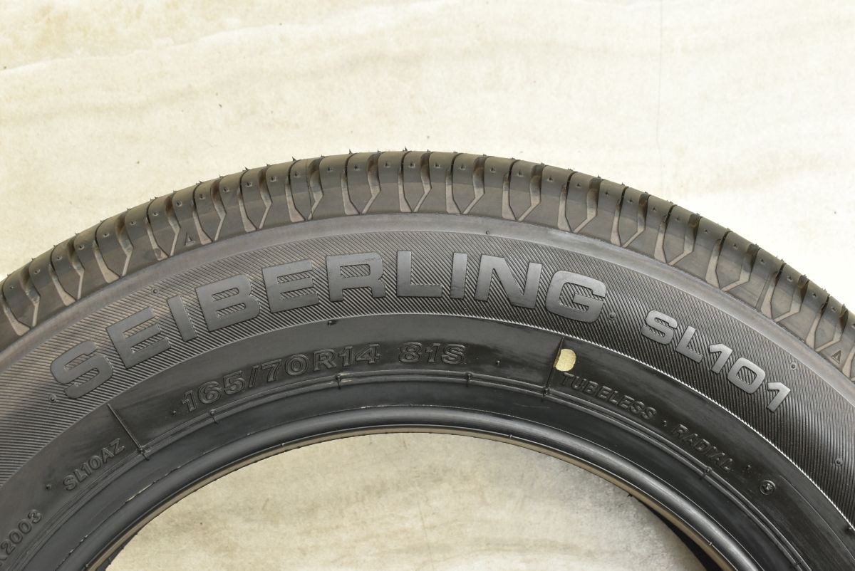 未使用品】セイバーリング SL101 165/70R14 4本セット アクア パッソ 