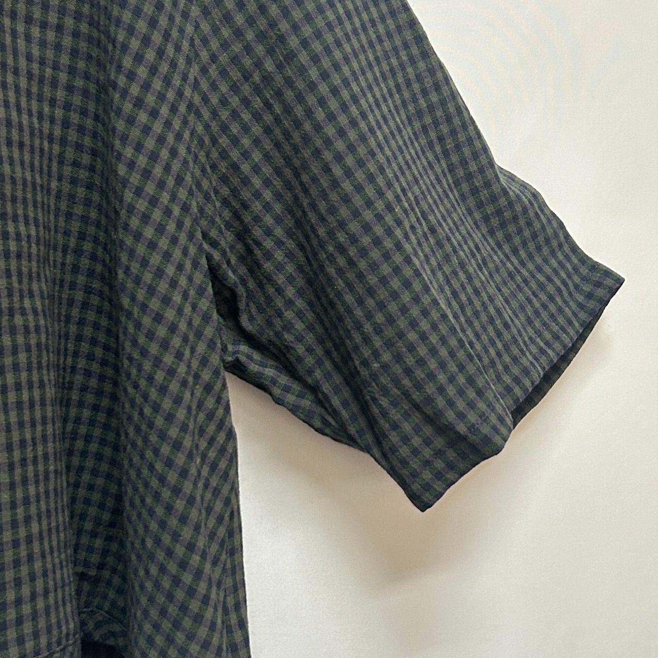 2021★慈雨 センソユニコ チェック柄 変形ワンピース 40 半袖 紺黒系 慈雨サマーコレクションのご紹介 | カーサ センソユニコ