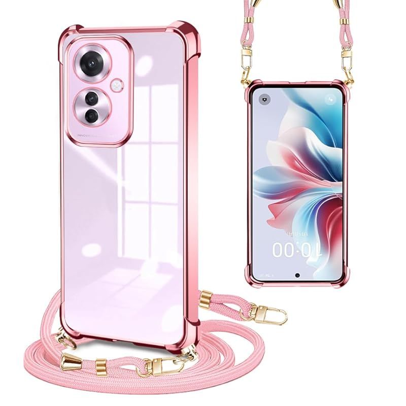 OPPO Reno11 A ケース透明 クリア ショルダー PAILAIMEN - メルカリ