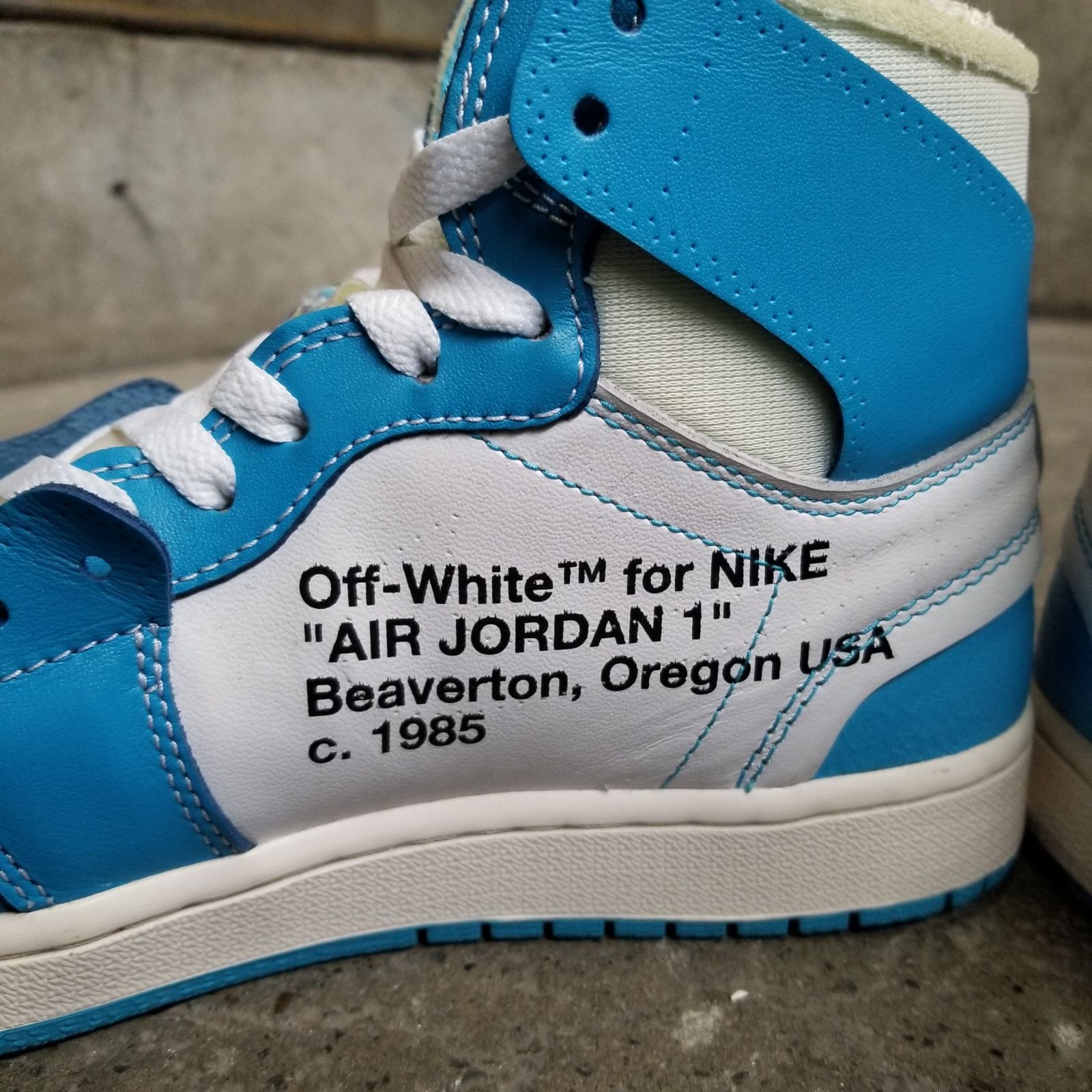 NIKE × OFF-WHITE AIR JORDAN 1 HIGH NRG 'UNC' 26.5㎝ ナイキ オフ