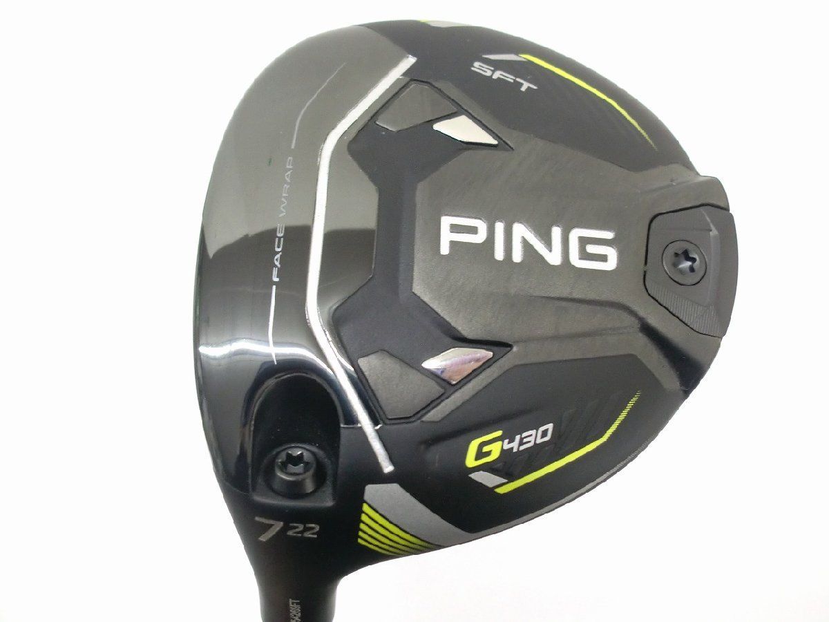 中古品　左用　ピン G430 SFT フェアウェイウッド 7w 22 ALTA J CB BLACK SR