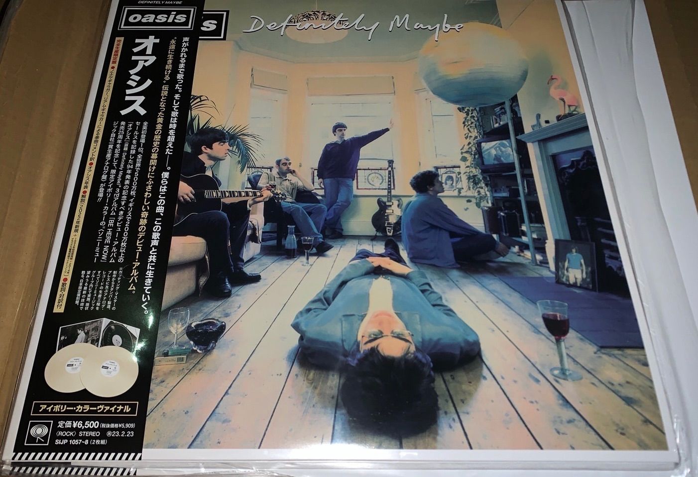 Oasis オアシス Definitely Maybe アナログ盤＜2000セット完全生産限定盤//国内盤アイボリー・カラーヴァイナル＞LPレコード【 新品】4547366567779 - メルカリ