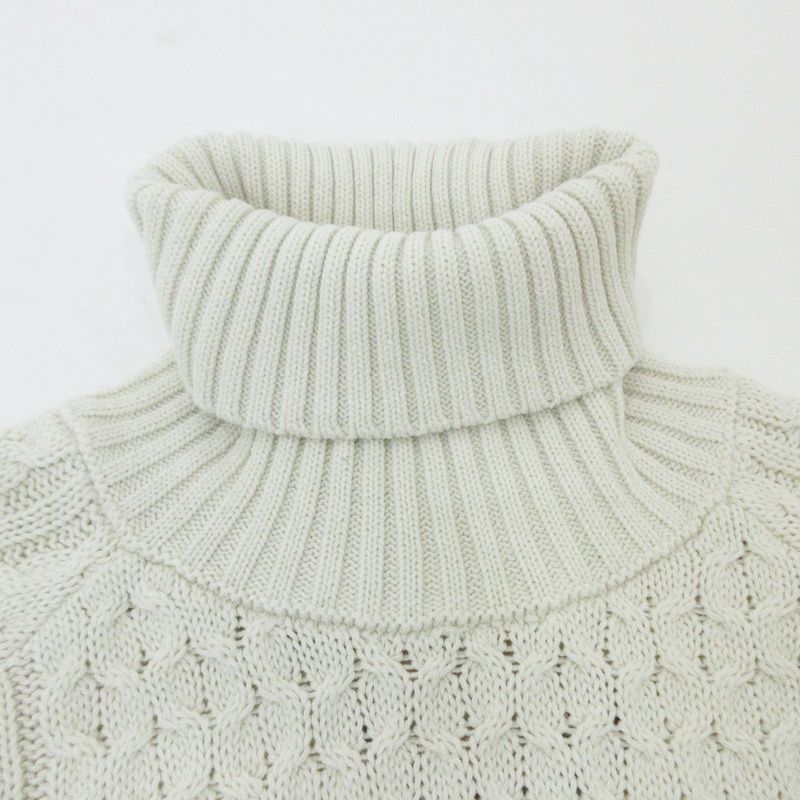 Lサイズ 新品 ナイキ ケーブル ニット セーター FB7771-072 NIKE AS M NL CABLE KNIT TURTLENECK LIGHT BONE 23HO-I（ナイキ