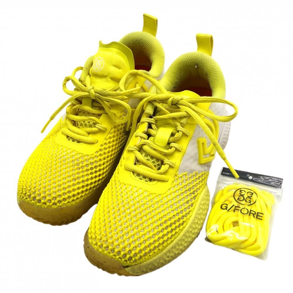ジーフォア ゴルフシューズ イエロー×白 G4LS23EF101 QRT1 PICKLE SHOE スパイクレス レディース 23.0 ゴルフウェア G/FORE ジーフォア ゴルフシューズ イエロー×白 G4LS23EF101 QRT1 PICKLE SHOE