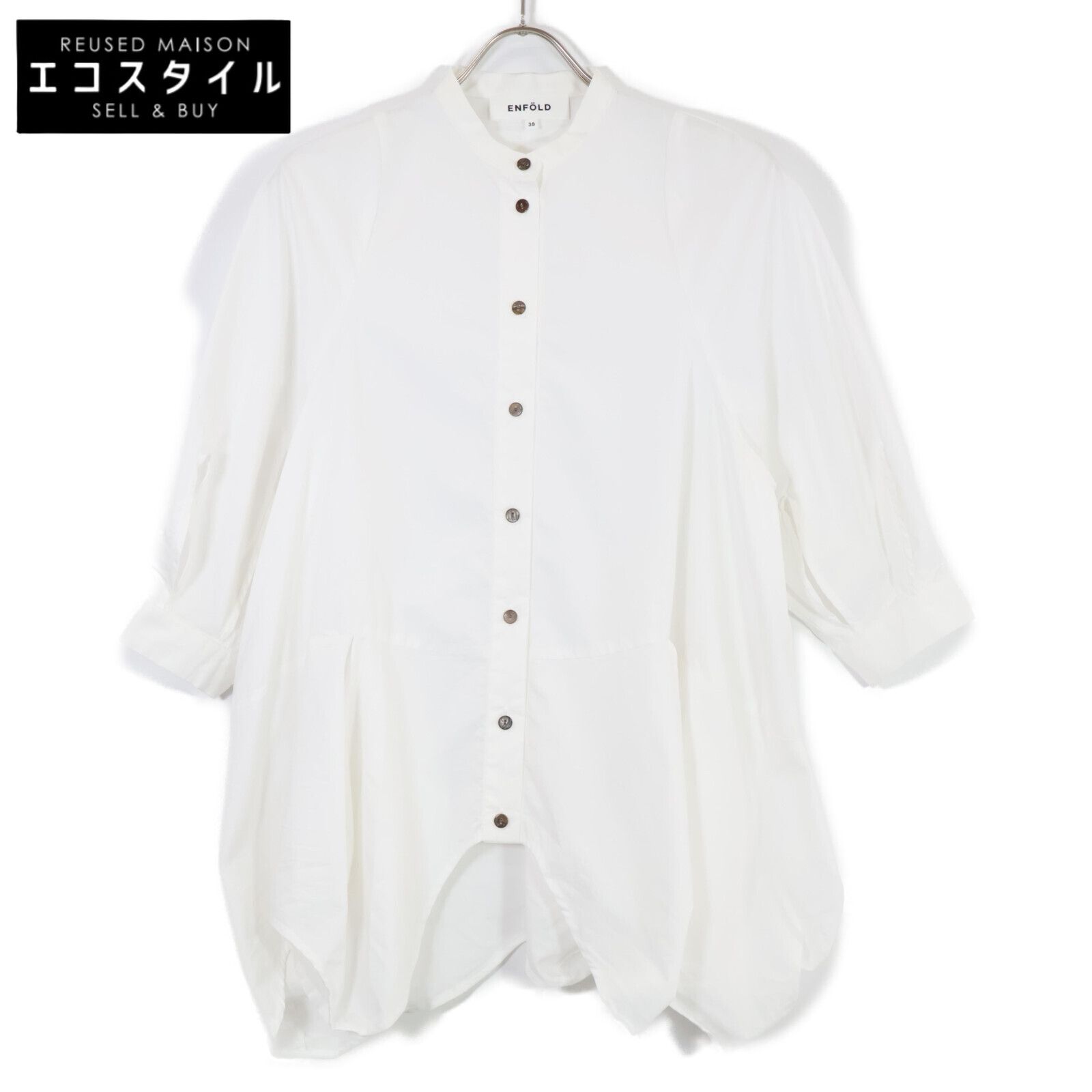 ENFOLD エンフォルド 24AW 300HA230-2670 コットン×ポリエステル