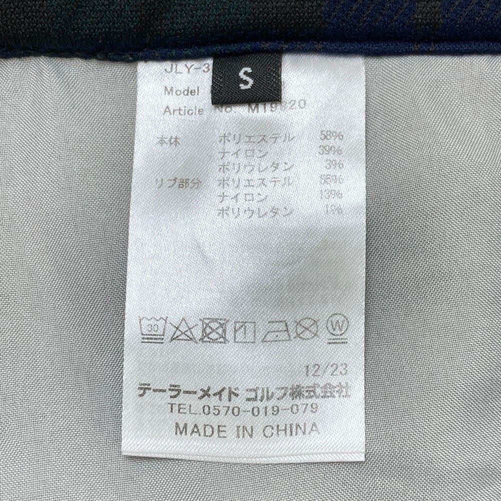 サイズ：S TAYLOR MADE テーラーメイド ×UNITED ARROWS ; ジョガー パンツ チェック柄 ネイビー系 [240101440617] ゴルフウェア メンズ ストスト TAYLOR MADE テーラーメイド ×UNITED ARROWS ; ジョガー パンツ