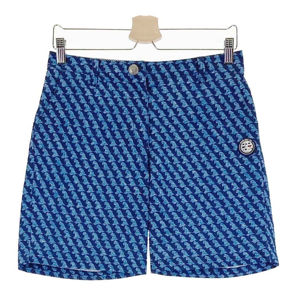 and per se アンパスィ　総柄　ゴルフパンツ　ロゴ　ゴルフ　GOLF 紺 and per se アンパスィ 総柄 ゴルフパンツ ロゴ ゴルフ GOLF 紺 and