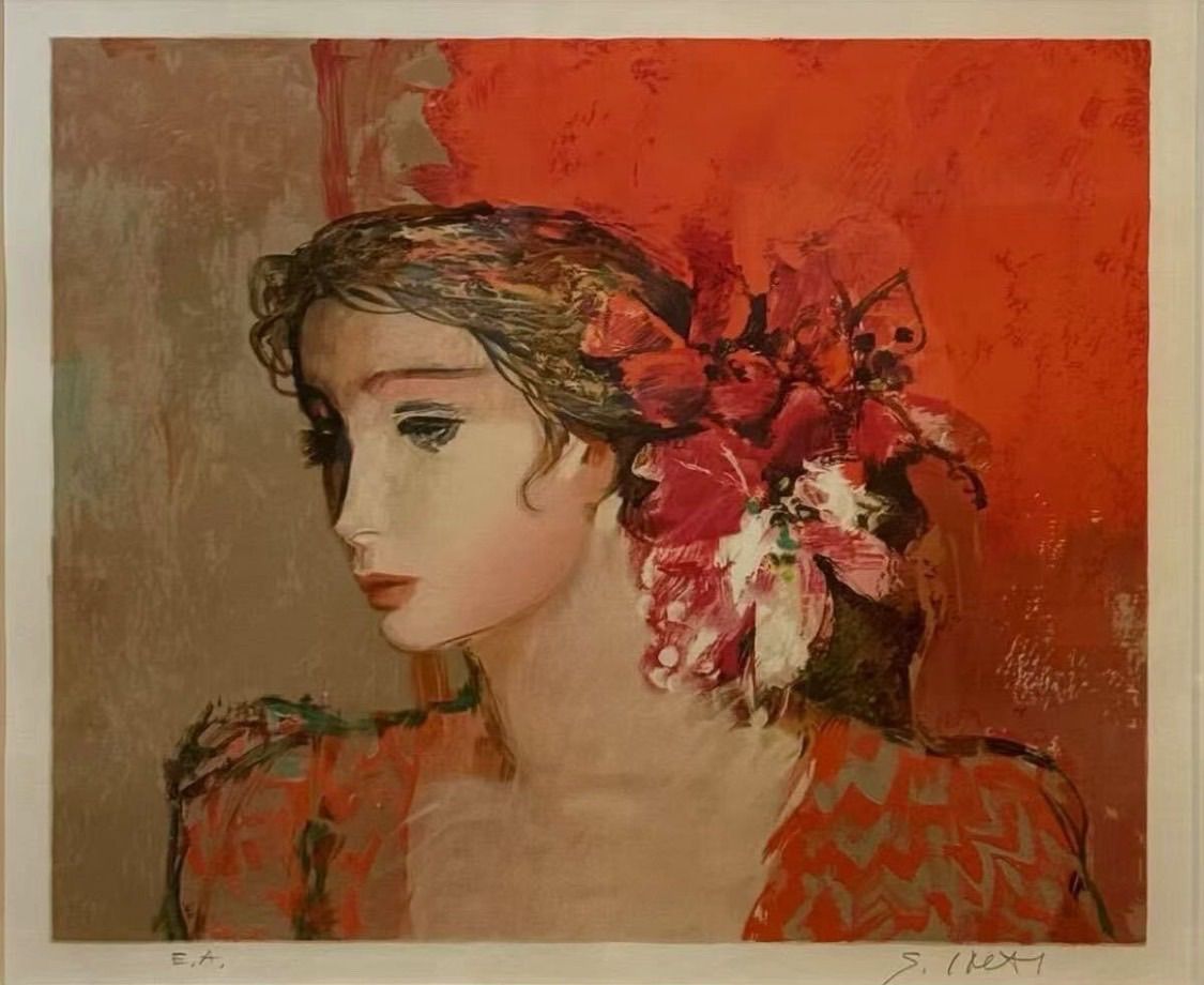 今井幸子 アリゼ リトグラフ EA版 女性像人気画家 アンデパンダン会員 師 田村孝之介 IMPECCABLEHEALTHCARESERVICES_COM