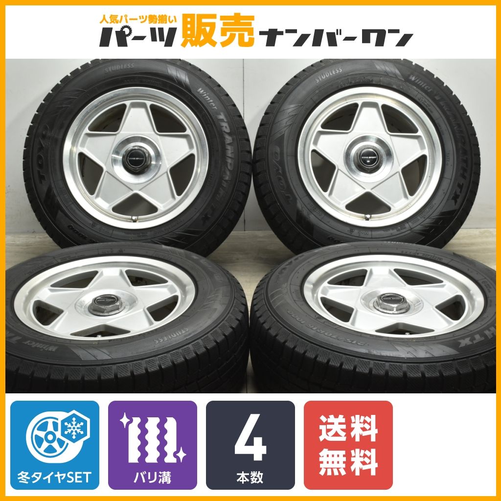 【バリ溝】ZONE SPORT 16in 8J +27 PCD114.3 トーヨー ウィンタートランパス TX 215/70R16 デリカD:5 アウトランダー エクストレイル
