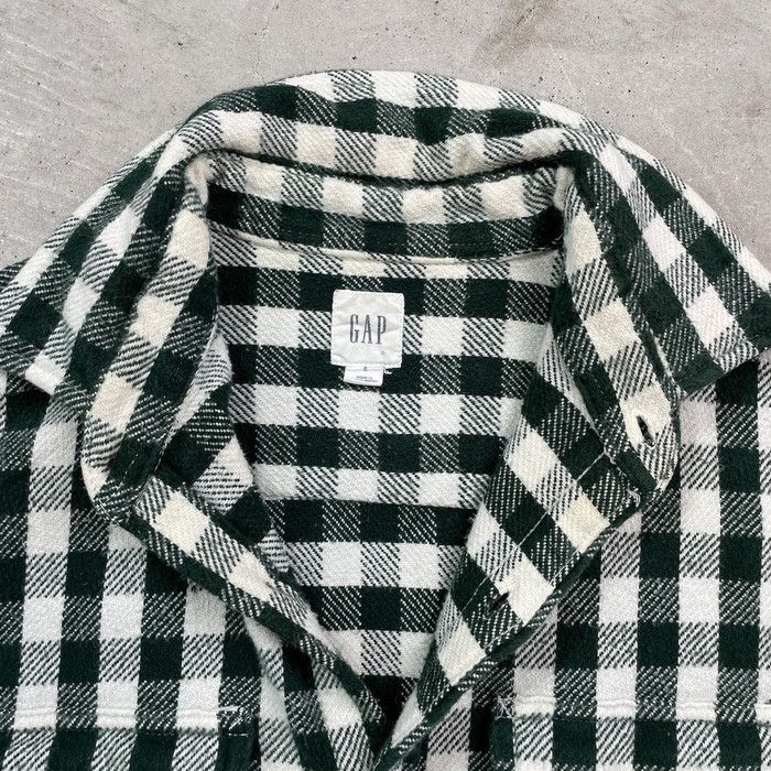 00年代 GAP オールドギャップ チェックシャツ ネルシャツ シェパード