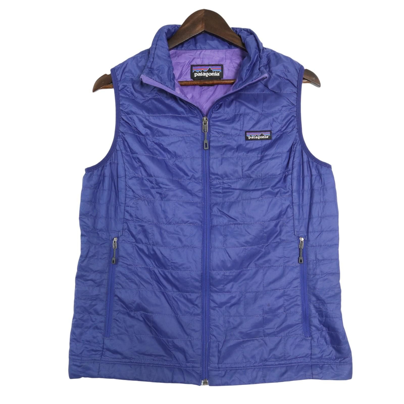 patagonia パタゴニア ナノパフベスト PRIMALOFT アウトドア パープル 