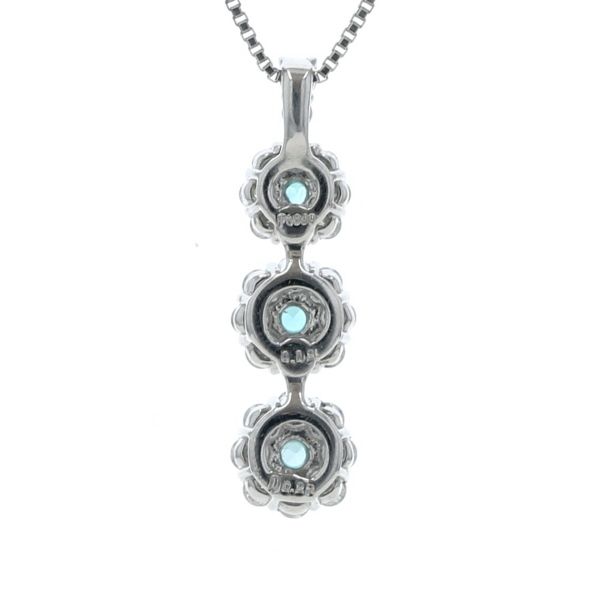 【新品】Pt900/Pt850  パライバトルマリンネックレス Pt900/Pt850パライバトルマリンネックレス | jewelry sumino
