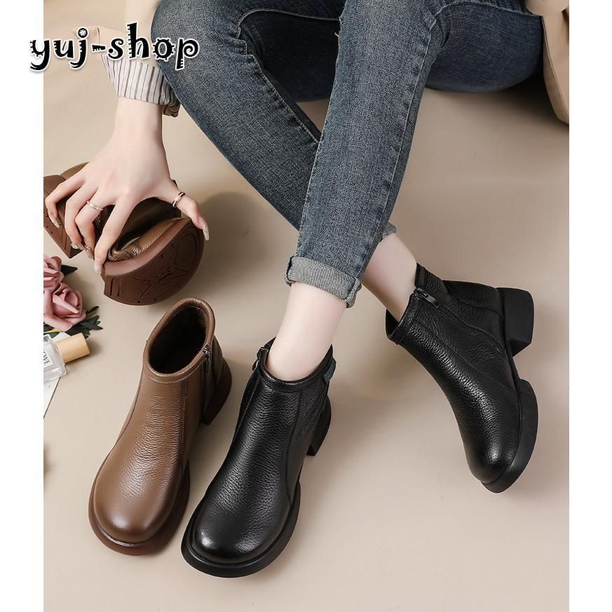 美品アシックスウォーキング ペダラ/ジーロ サイドジップブーツ 24cm