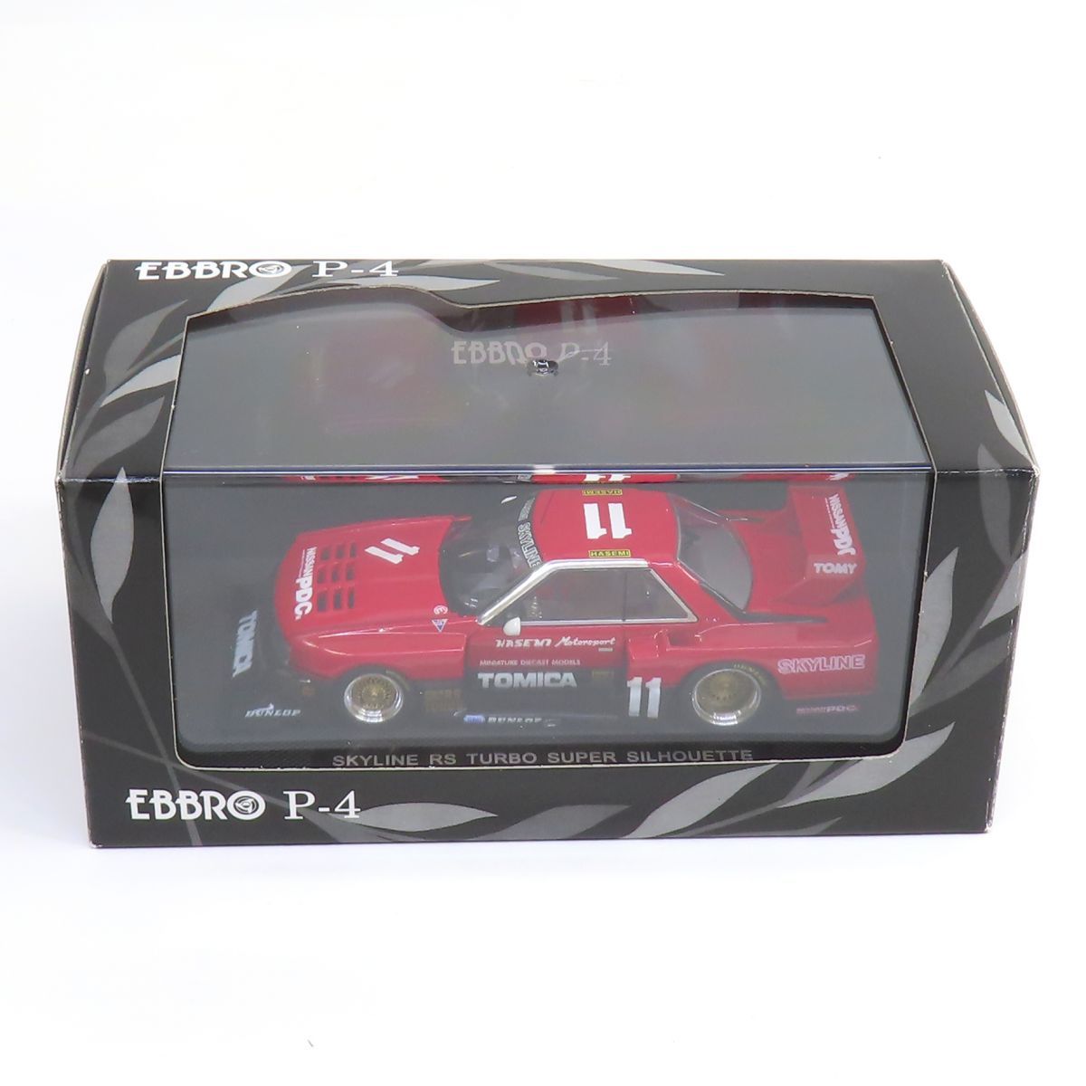 エブロ 1/43 トミカ スカイライン シルエット 1982 レッド