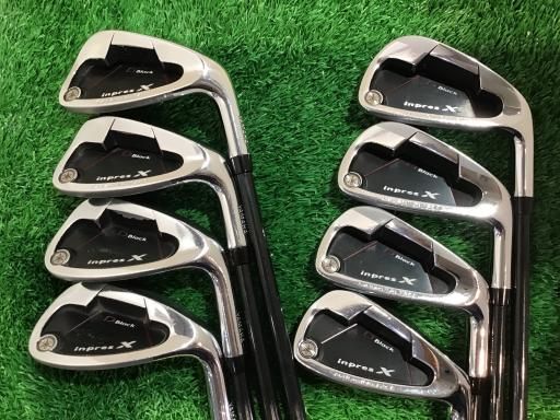 中古】 ヤマハ inpres X D BLACK 8S アイアンセット IR DX-508i