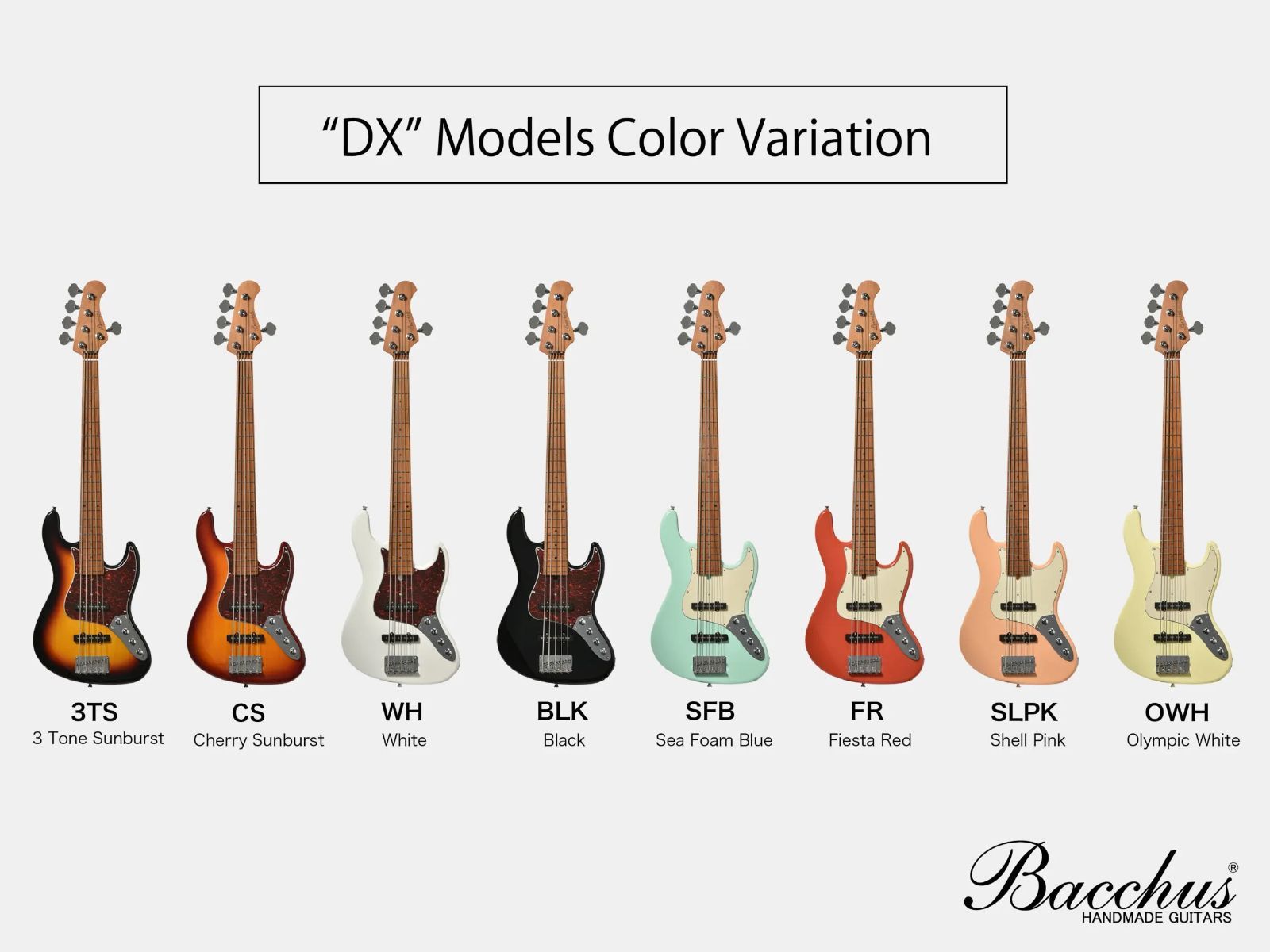 Bacchus WJB5-1DX-AC RSM/M GB-B ギャラクシーブルーバースト バッカス
