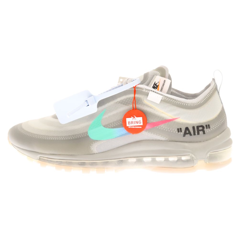 NIKE (ナイキ) 18AW×OFF-WHITE THE TEN AIR MAX 97 OG Menta AJ4585-101 オフホワイトコラボ  ザテン エアマックス97 ローカットスニーカー メンタ US9.5/JP27.5CM - メルカリ