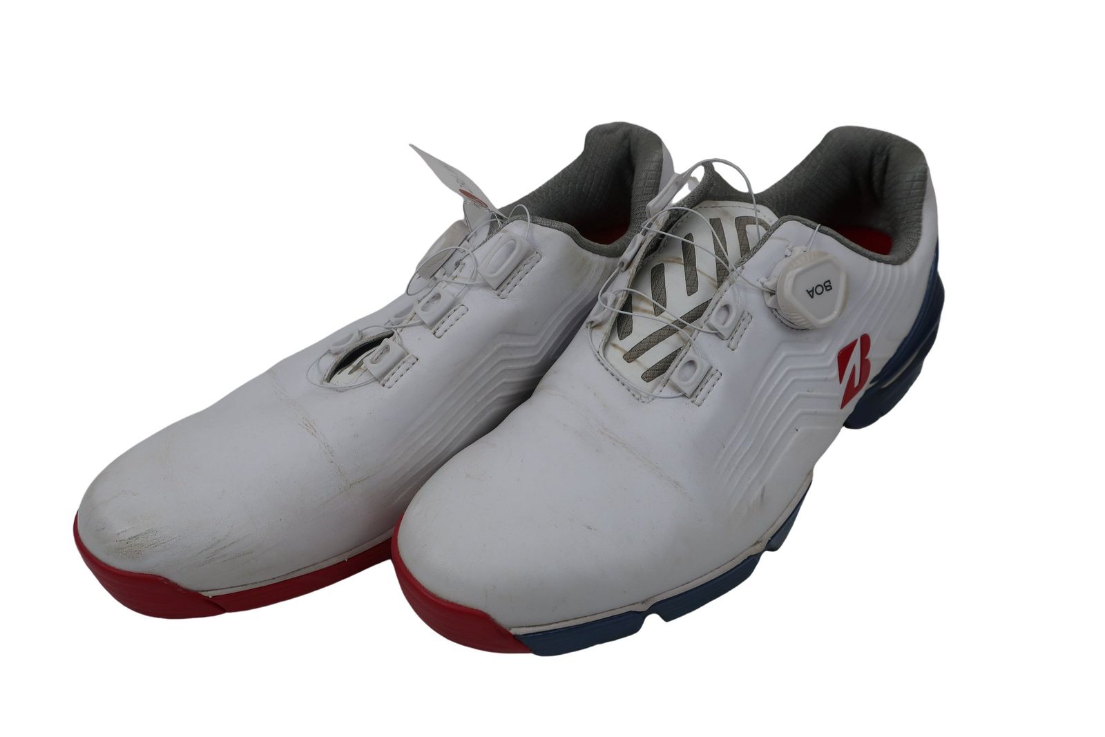 BRIDGESTONE GOLF(ブリヂストンゴルフ) ダイヤル式スパイクレスゴルフシューズ 白 メンズ 27.5cm SHG100 ゴルフ用品 2501-0062