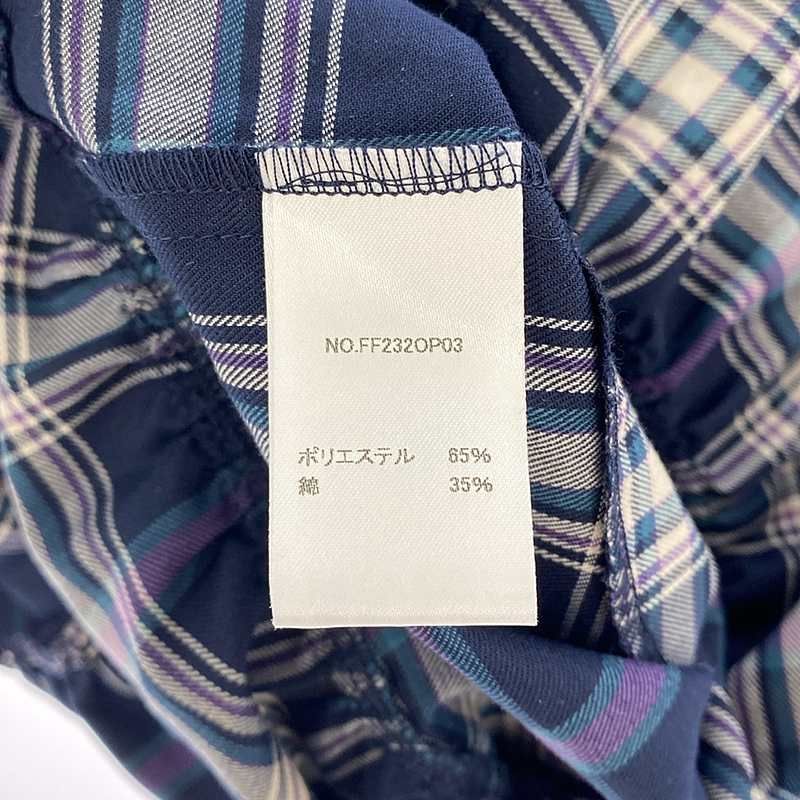 美品】 foufou / フーフー | check dress “hsu” チェックドレス「スー 